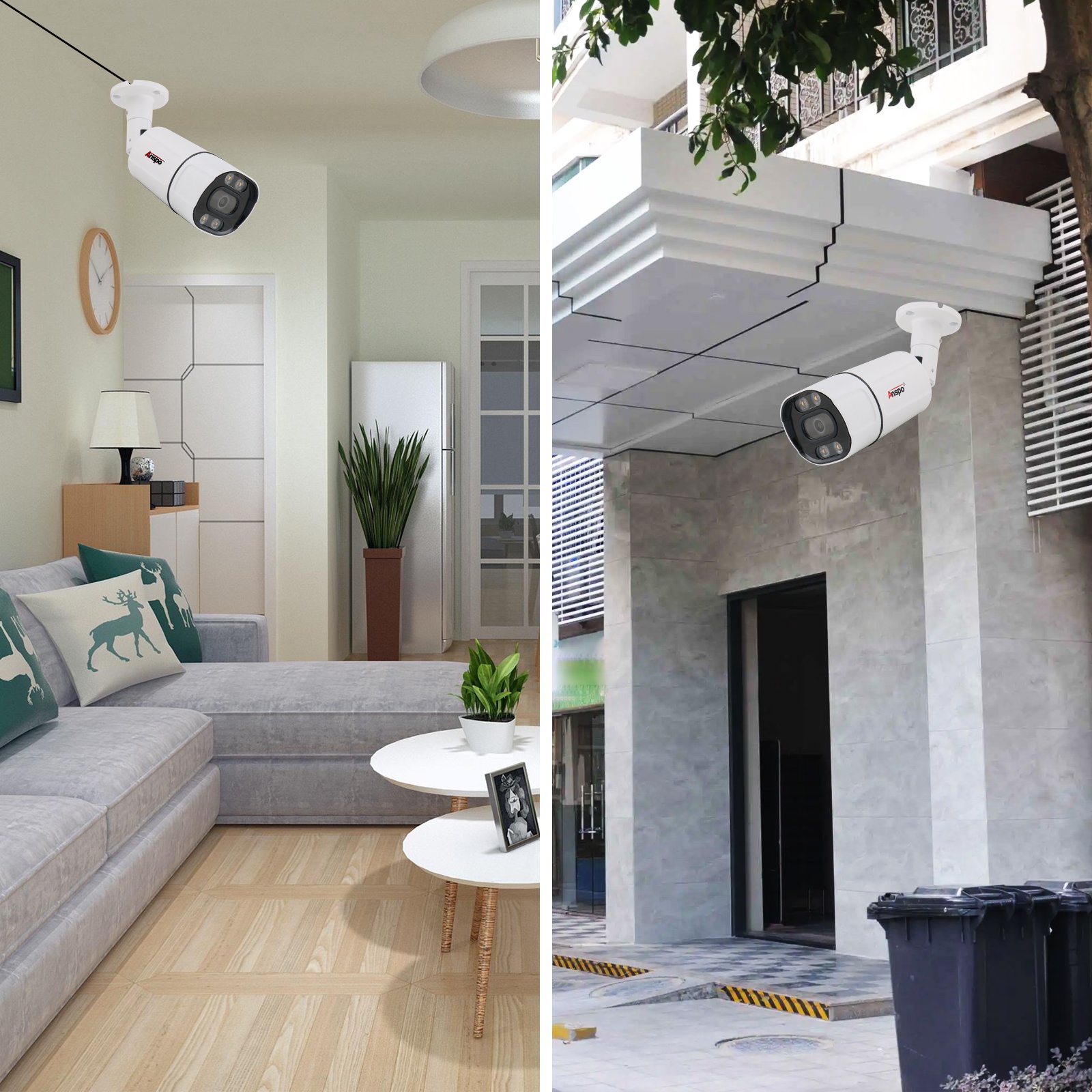 CCTV 2MP AHD Camera OUTDOOR 4 channels waterproof security camera system 2MP DVR surveillance
