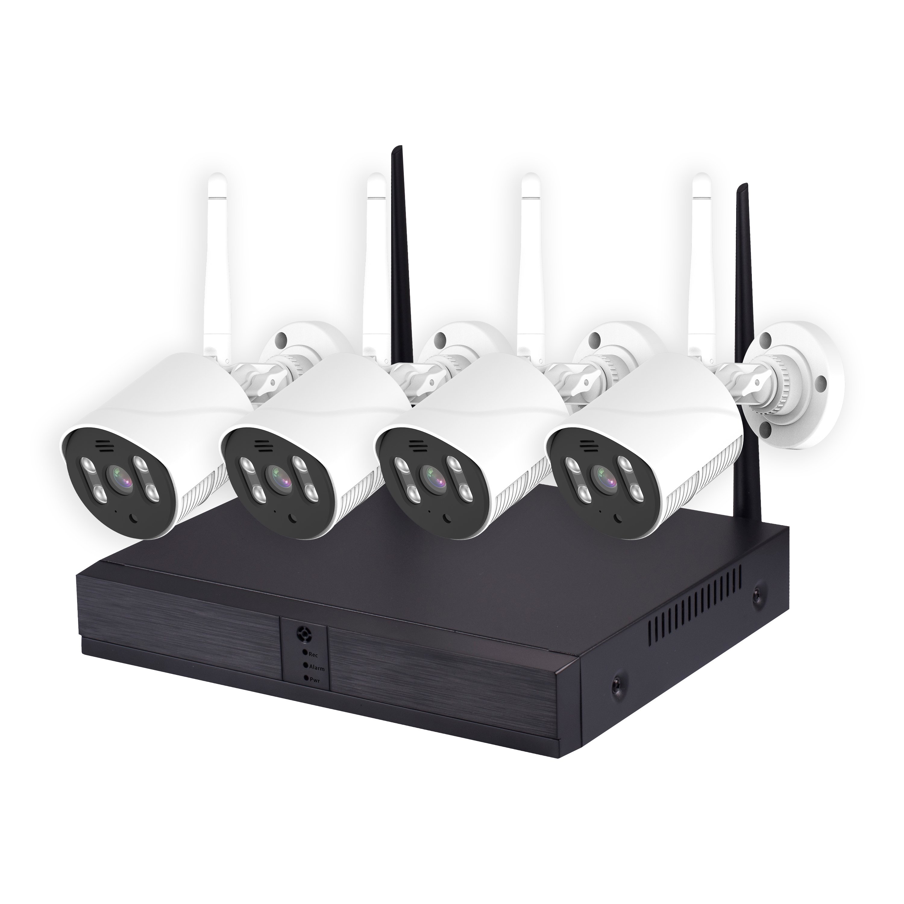 Outdoor 3MP 8 channel wireless security camera system Home surveillance CCTV wireless system 4ch 8ch smart wifi nvr kits