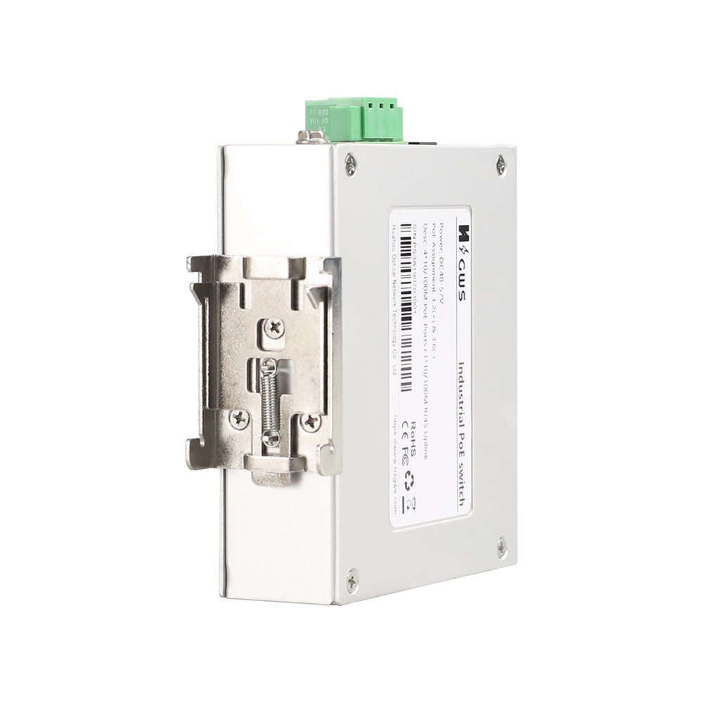 24V/24W Outdoor Full Gigabit Ethernet Network Industrial Switch suitable for High Temperature with 5 Gigabit port