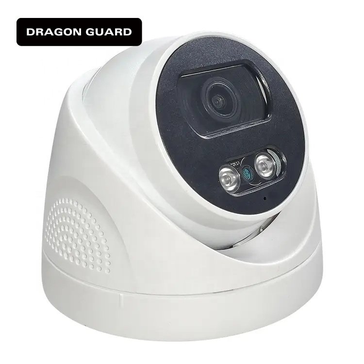 DRAGON GUARD HSC016 8CH 8MP OEM IP POE NVR Kit ColorVu Smart Dual Light IR Built-in Mic 4CH Network Security CCTV Camera System