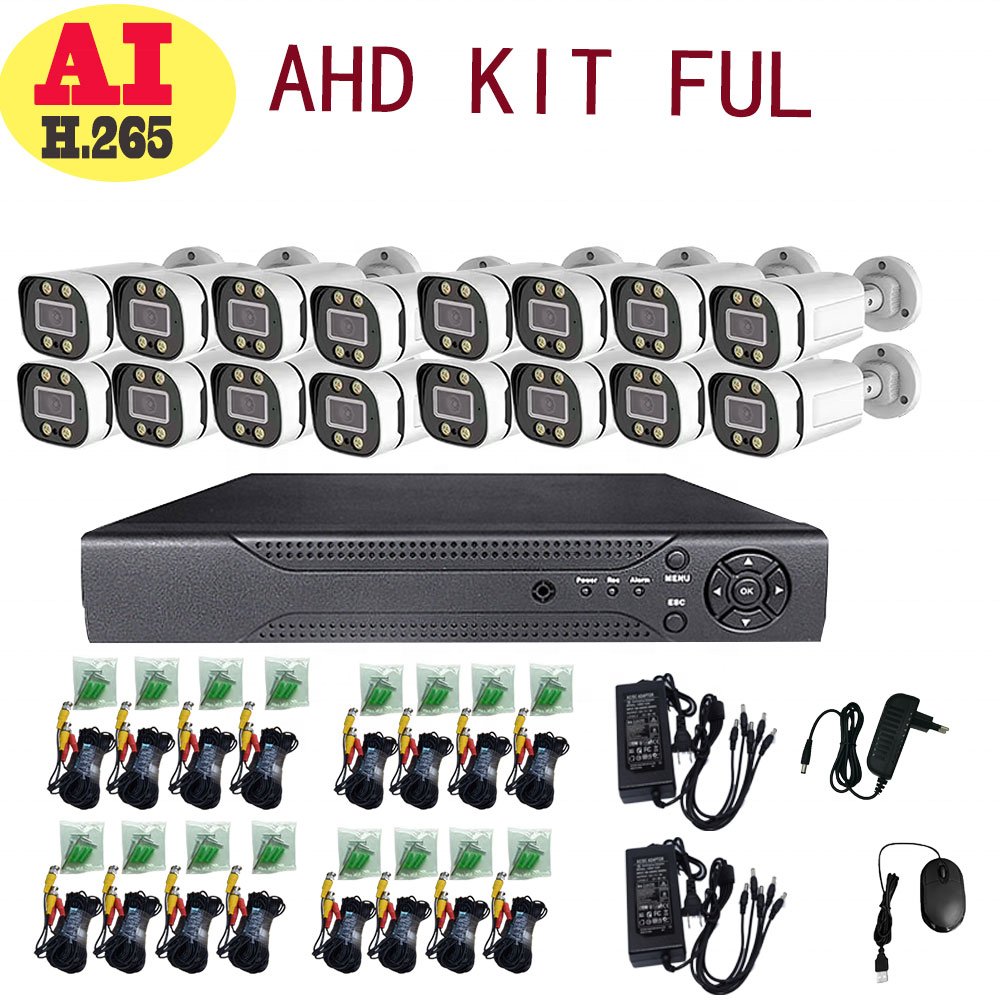 HD Wifi Security Camera Recorder Monitoring Kit Waterproof Outdoor Video Camera Surveillance IP Camera with CMOS Imaging Sensor