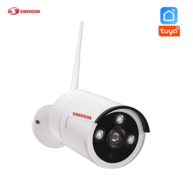 Good Quality Outdoor Tuya Ip66 Waterproof Video Smart Home Wifi HD 1080P 3MP 8CH Wireless NVR Kits Camera System