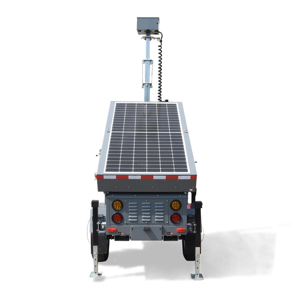 Solar Mobile Video Surveillance Trailer MPPT control system