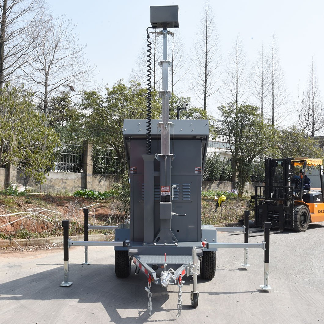 Solar Mobile Video Surveillance Trailer MPPT control system