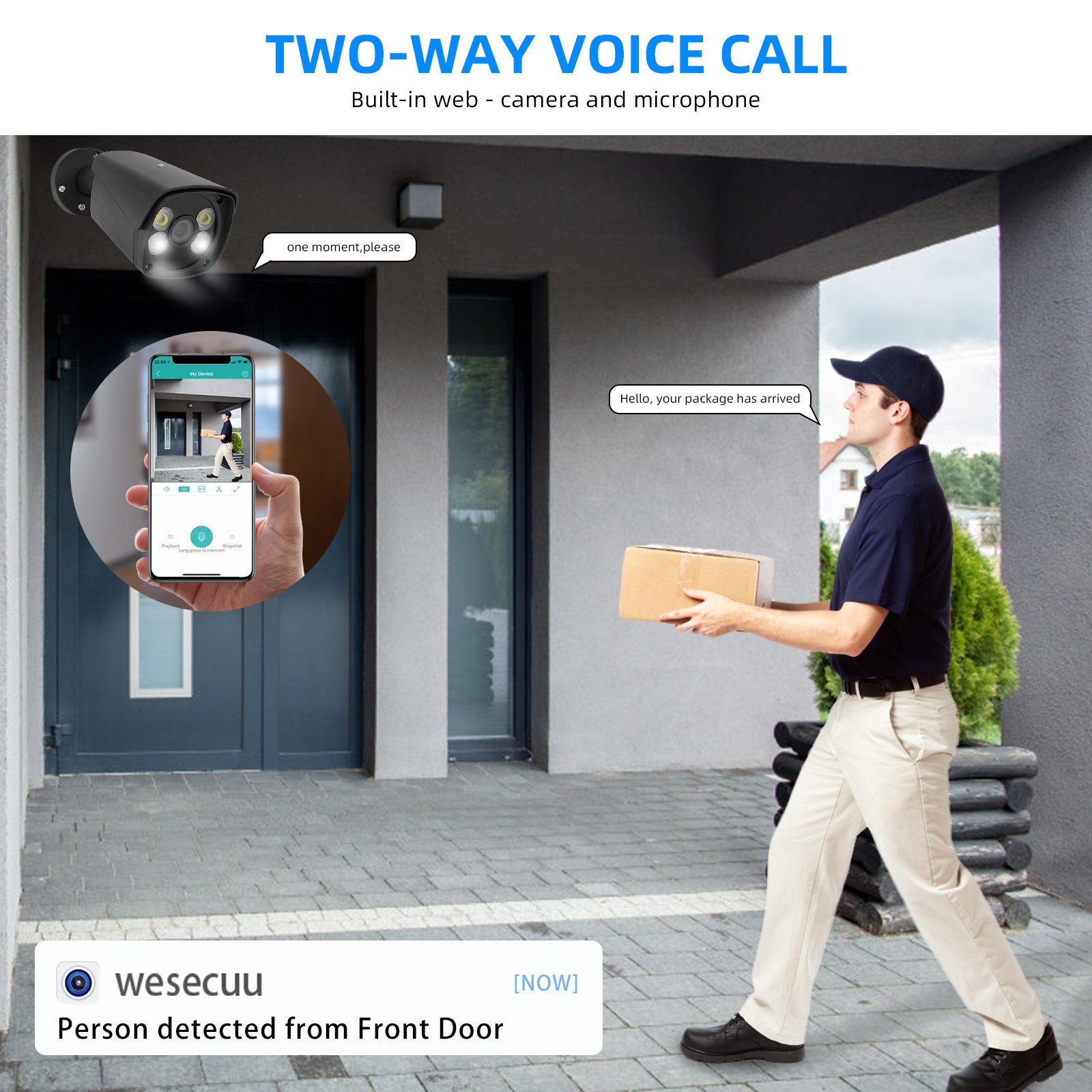 WESECUU best selling poe ip security outdoor surveillance 8 channel cctv camera system kit outdoor security cameras