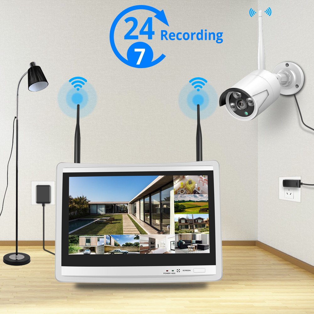 3MP WIFI Security PTZ Camera Kit Human Detection IR Night Vision IP Camera Set 10CH NVR Wireless CCTV Surveillance System