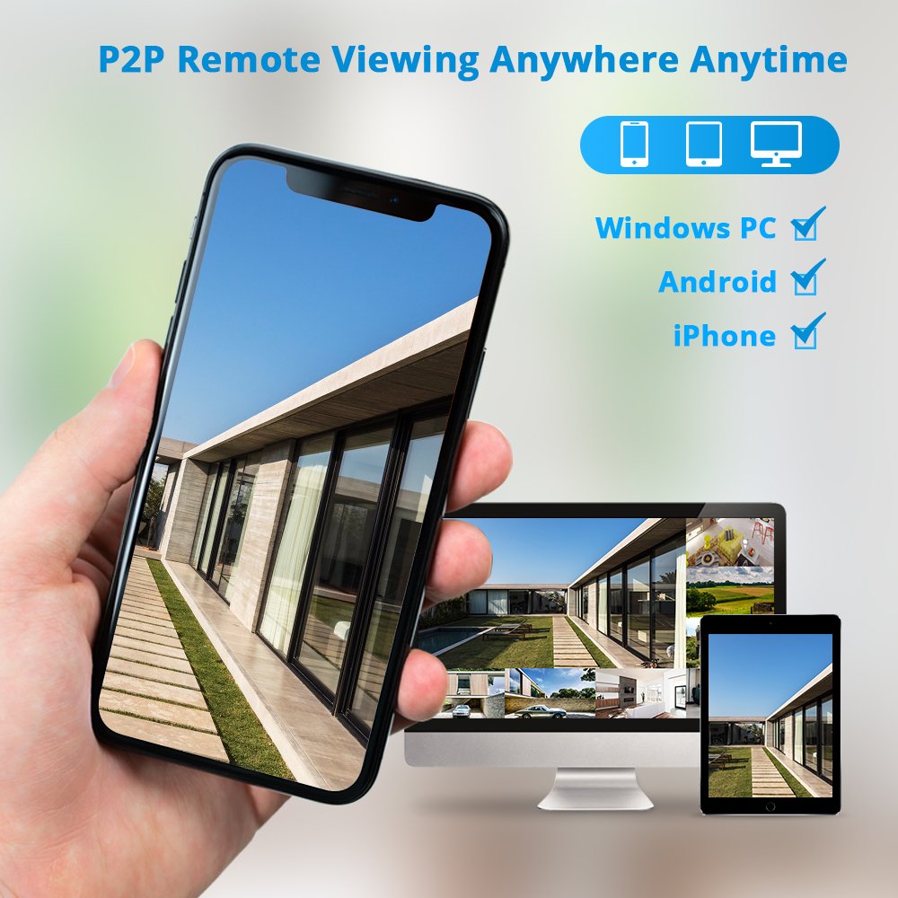 3MP WIFI Security PTZ Camera Kit Human Detection IR Night Vision IP Camera Set 10CH NVR Wireless CCTV Surveillance System