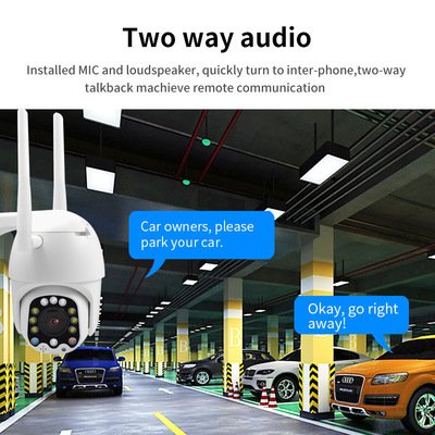 Audube 2MP Home Security Camera HD WIFI IP Camera Outdoor Auto Tracking CCTV Surveillance Network Smart Camera