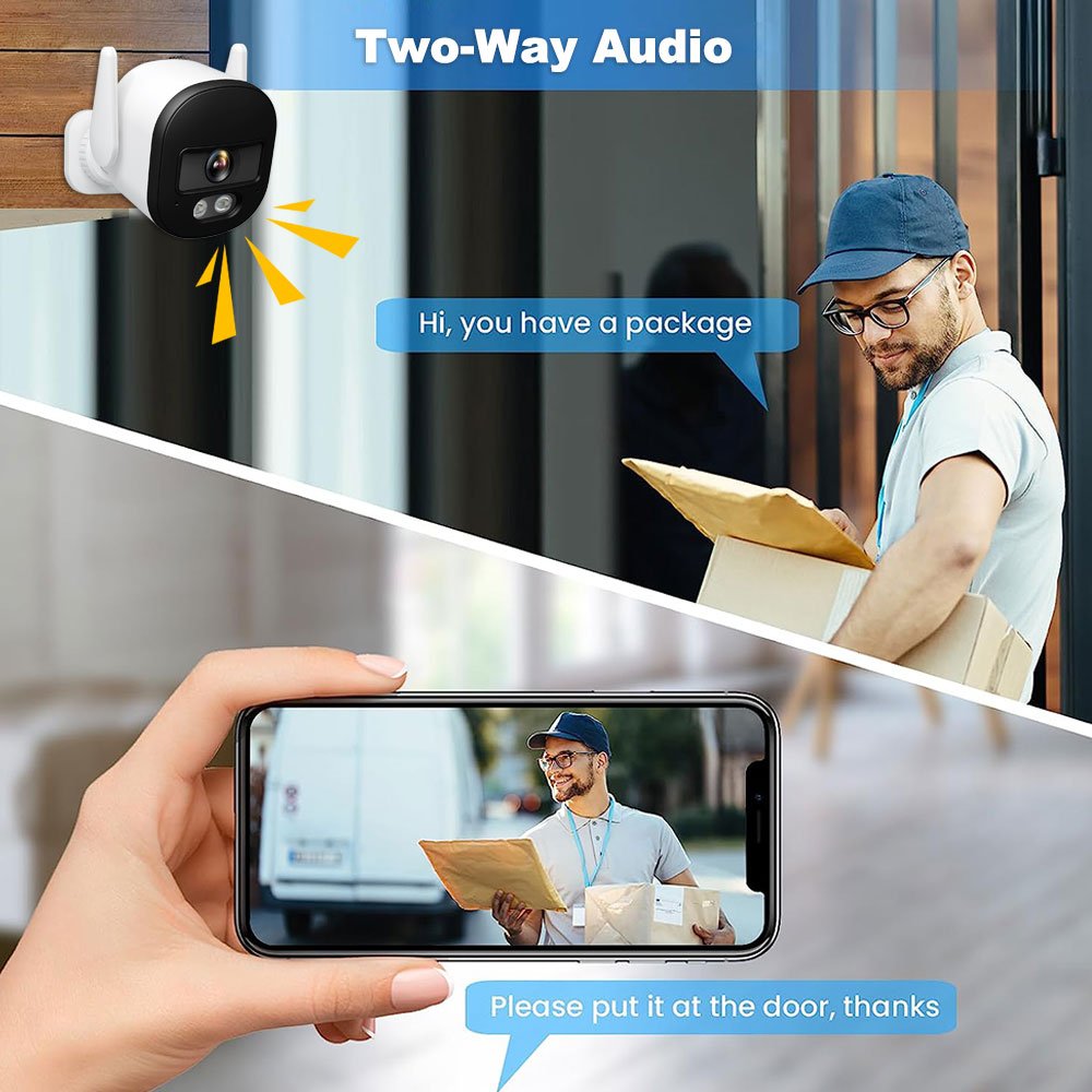 5MP NVR Kit IP CCTV Camera 4 Channel Ahd Dvr Kit Simulates Home Security Camera System Wireless With Screen For Outdoor