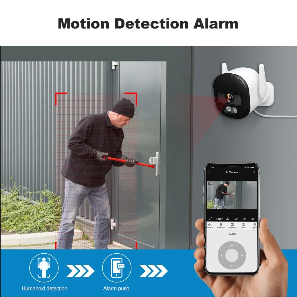 5MP NVR Kit IP CCTV Camera 4 Channel Ahd Dvr Kit Simulates Home Security Camera System Wireless With Screen For Outdoor