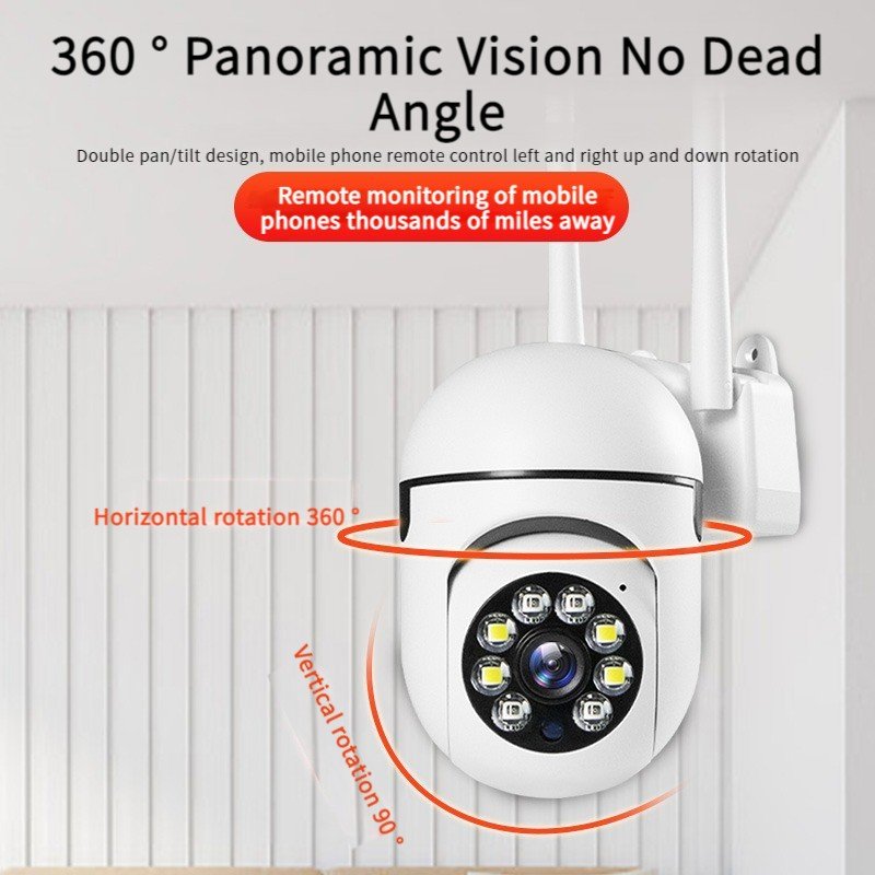 Outdoor Indoor Ptz Bulb Camera 360 Surveillance Auto Tracking Smart Home Security Ptz Camera