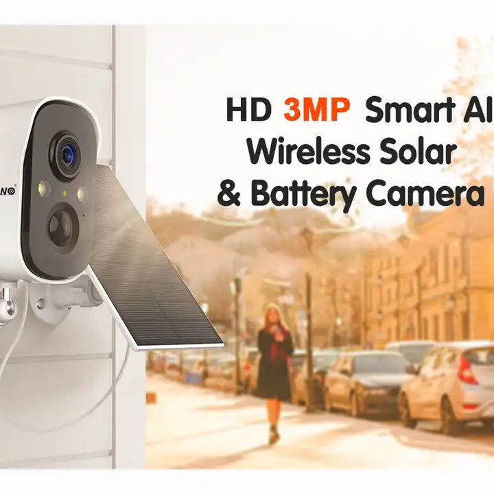 Wistino Okam Wifi 5MP Solar Camera Motion Detection Alarming Solar Battery 4G Sim Card Cctv Camera