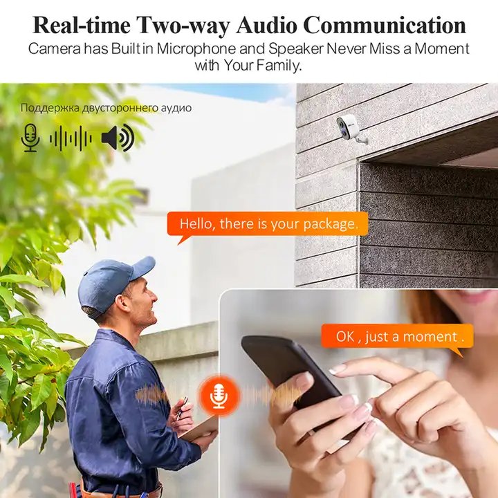 Wistino Okam Wifi 5MP Solar Camera Motion Detection Alarming Solar Battery 4G Sim Card Cctv Camera