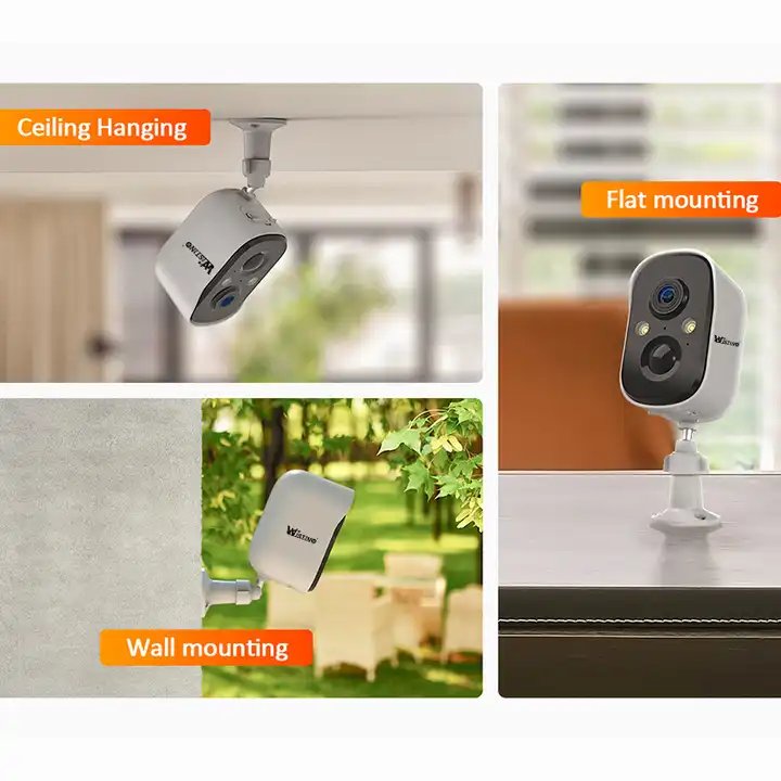Wistino Okam Wifi 5MP Solar Camera Motion Detection Alarming Solar Battery 4G Sim Card Cctv Camera