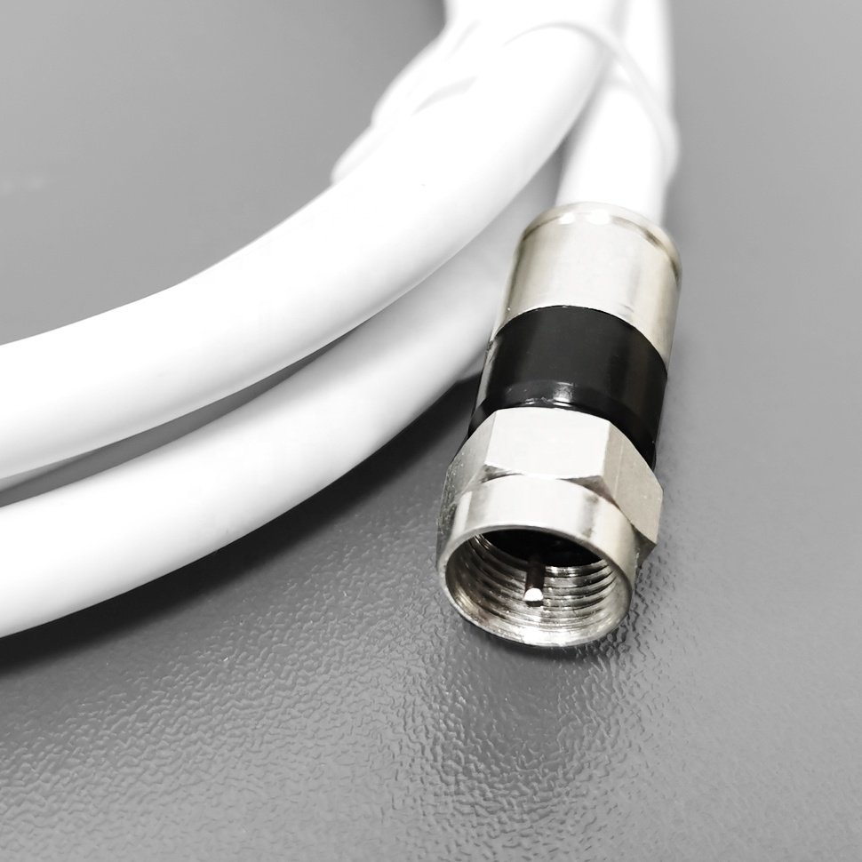 RG6 Patch Cord CAMERA CCTV/CATV system Broadband Coax Dual-Shielding with PVC/PE/LSZH jacket coaxial cable