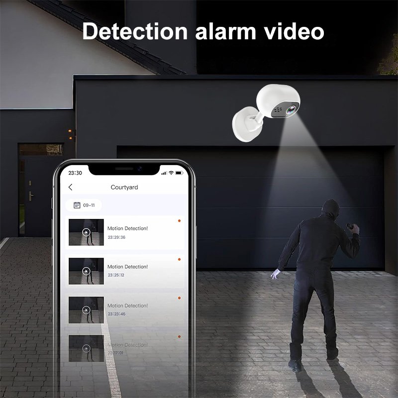 2024 A4 New 1080P Wifi Baby Monitoring Camera Night Vision Motion Detection Alarm Intercom Camera system for Home Bedroom Baby