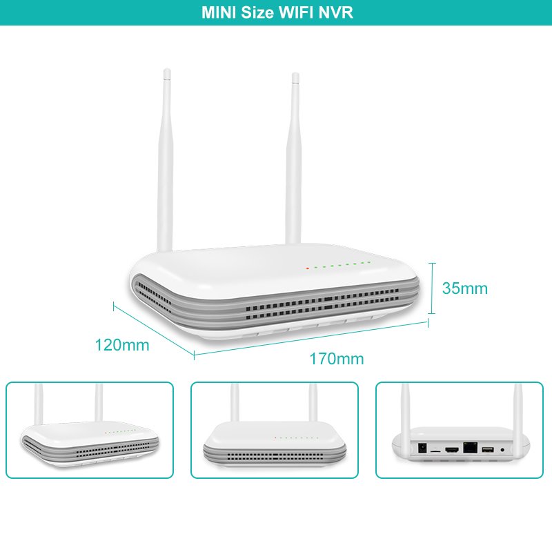 H.265 2MP 3MP Wireless CCTV System Two Way Audio Waterproof PTZ WIFI IP Security Camera SET 4CH P2P NVR Video Surveillance Kit