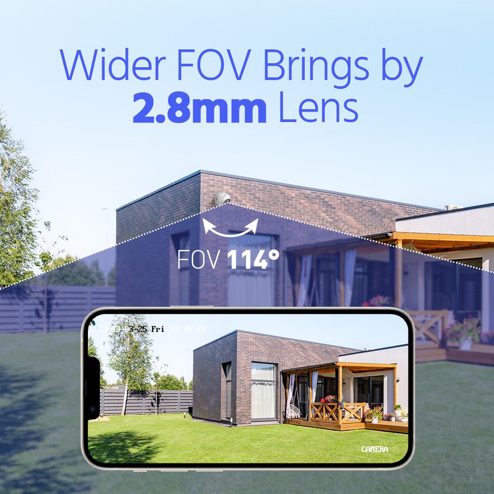 ANNKE 8CH 8MP PoE NVR CCTV Camera System Outdoor IP67 Weatherproof 4K AI Detection CCTV Camera Audio in with 2TB HDD