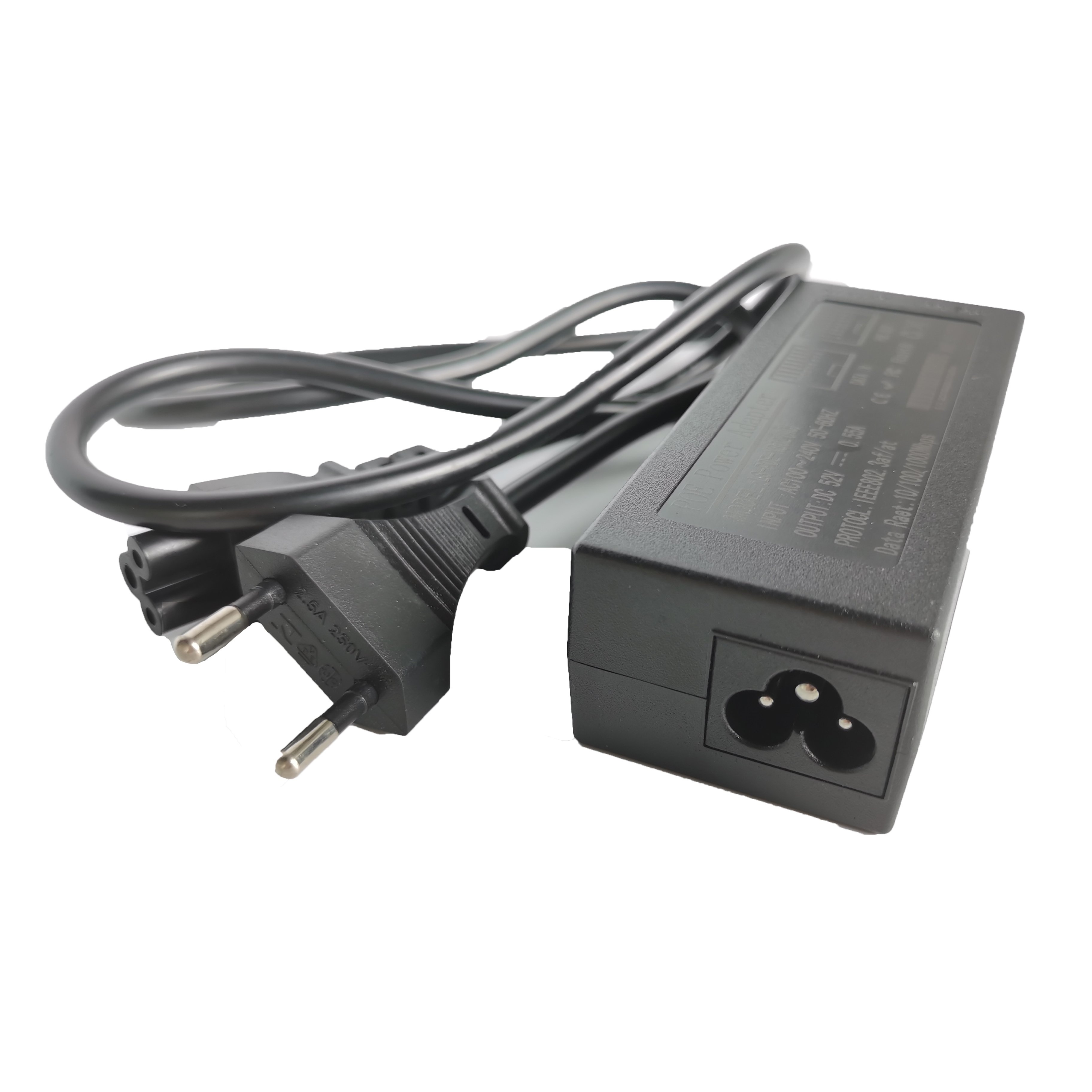 Gigabit 220v Power Supply 48V 60W BT PoE Adapter 60W PoE Injector
