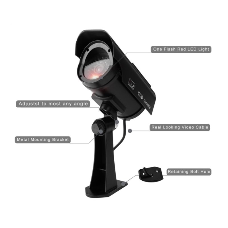 Hot Sale High Quality Wireless Home Surveillance Security Dummy Solar Camera System Dummy Security Camera