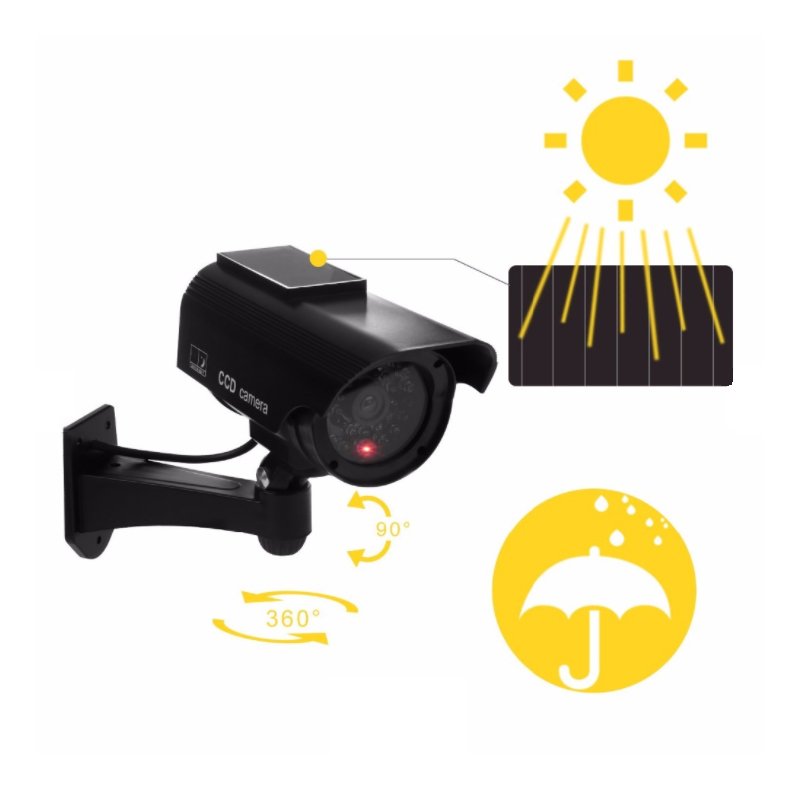 Hot Sale High Quality Wireless Home Surveillance Security Dummy Solar Camera System Dummy Security Camera