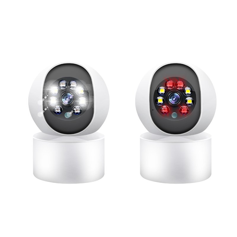C 3MP HD Real Time Intercom Motion Detection Intelligent Loop Video Recording Dual Light Source Indoor Mini Security WIFI Camera