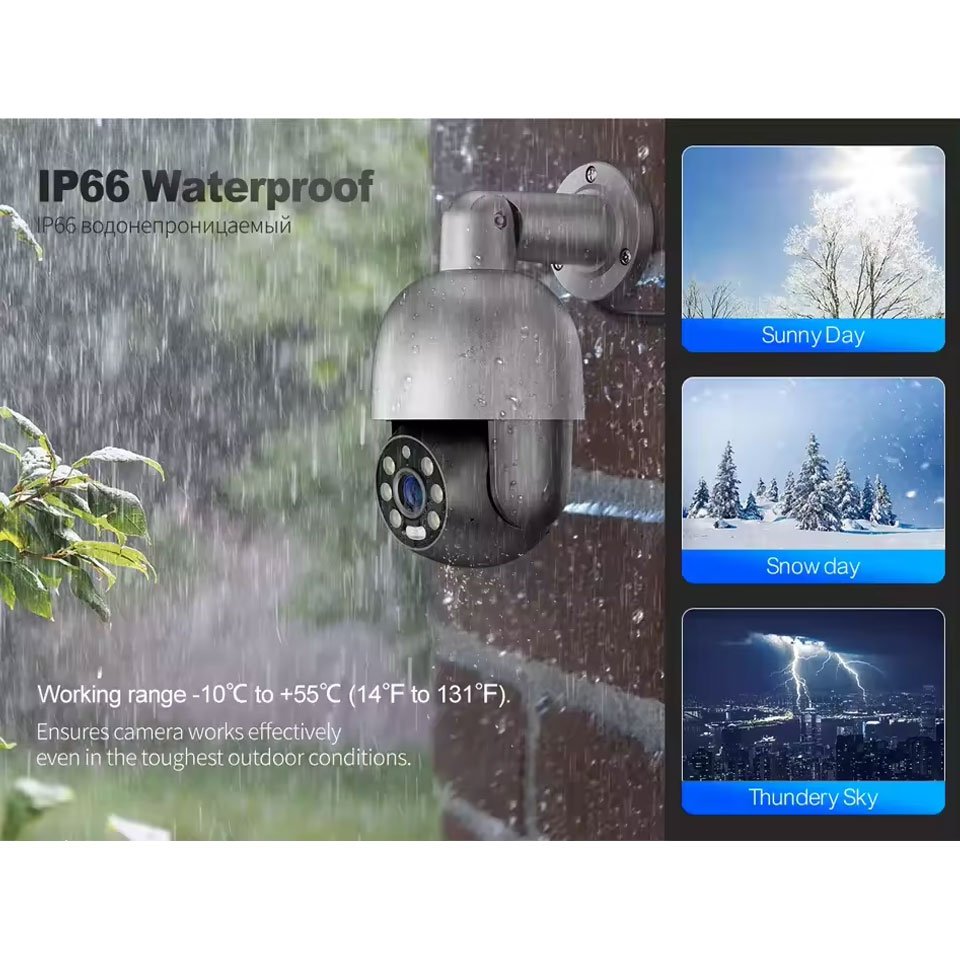 Professional 8MP IP CCTV Kit Ultra HD Cameras Weatherproof Two-Way Audio Remote Access Mobile App