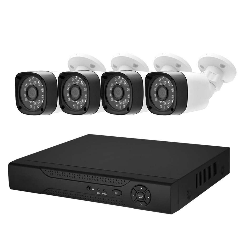 Factory Direct price cheap 4 cameras HD Night vision 1080p 3.6mm lens XMEYE 4 camera security system