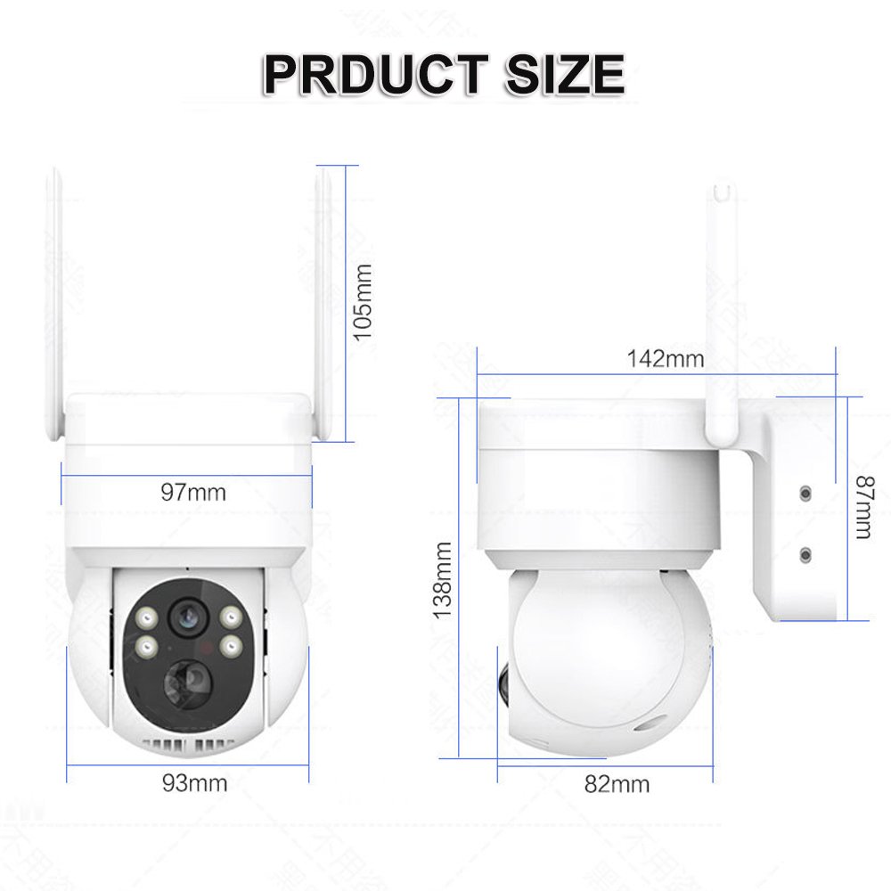 ICSEE 4Mp Solar Low power Consumption Battery Camera Outdoor Full Color Pan-Tilt Motion Tracking solar camera Wifi
