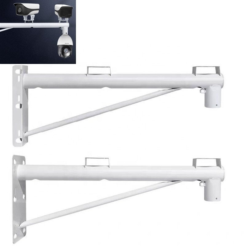 1High quality Thickened iron pole mount bracket and security CCTV camera iron bracket and mighty hoop bracket