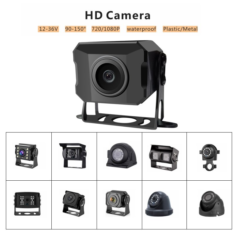 Craftsmanship 10.36 inches D12 waterproof 4g truck camera for Car/Truck/Bus Surveillance Parking Recorder
