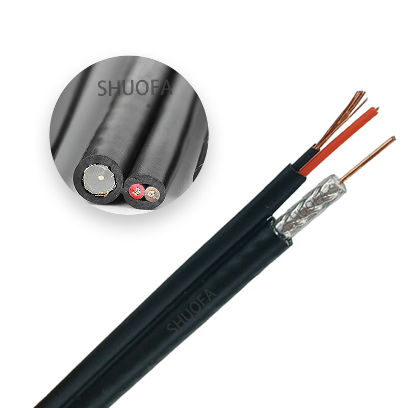 Factory supply RG59/RG6 with power Coax Coaxial cable