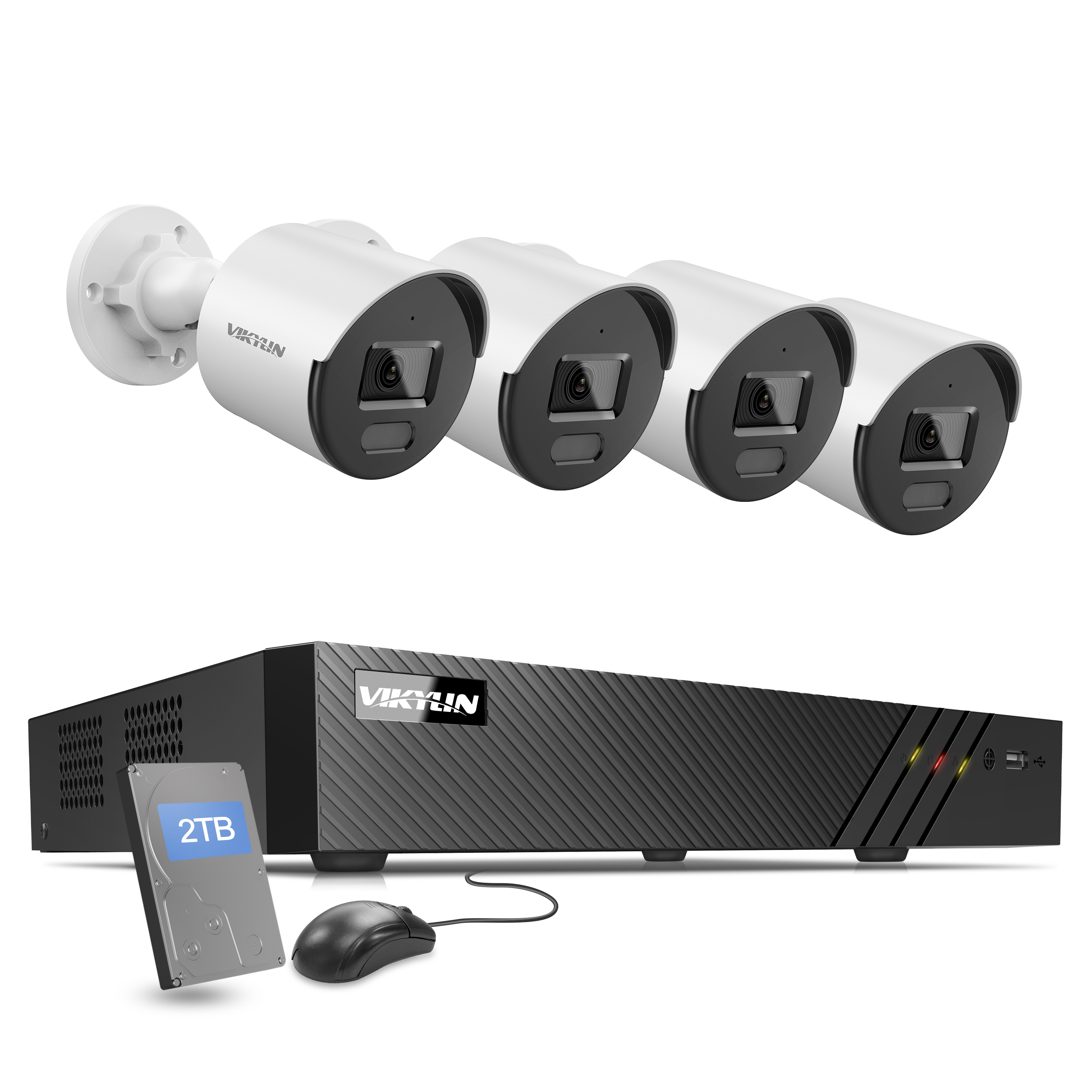8CH 8MP 4k POE Hd NVR Kit H.265 IP security Camera System Audio CCTV Security Surveillance System