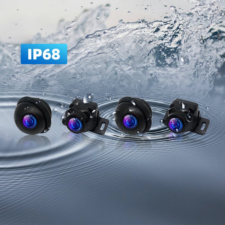 Wemaer LVDS Cable Four Way Car Camera Kit 3D Panorama 360 Car Reverse Camera Night Vision Waterproof Bird's Eye Panorama System