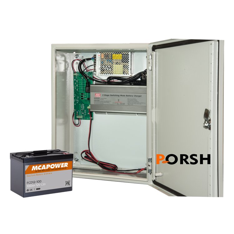 Trusted Dealer Selling Best Quality Central CCTV Power Supply with External UPS Battery Suitable for All CCTV Systems