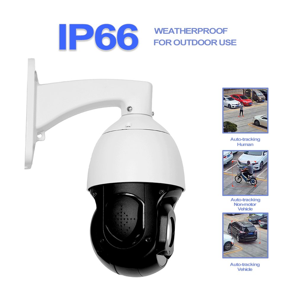 Promotion Limited 500pcs 5MP 20X PoE PTZ Surveillance Camera 100m IR Outdoor Auto Tracking High Speed Dome IP Network Camera