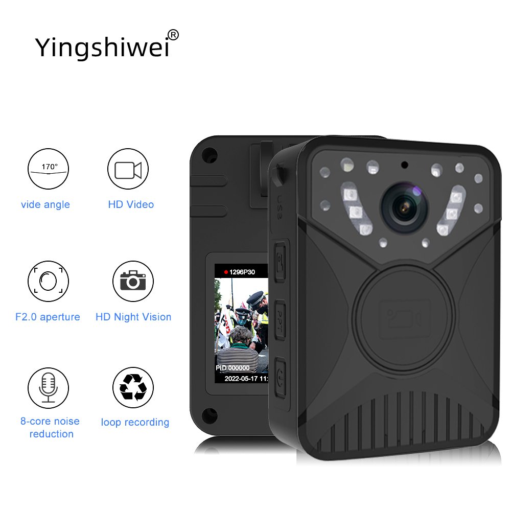 Customized High resolution Mini camera wifi smart Public Security Night Vision USB small camera cam handycam With Back Clip