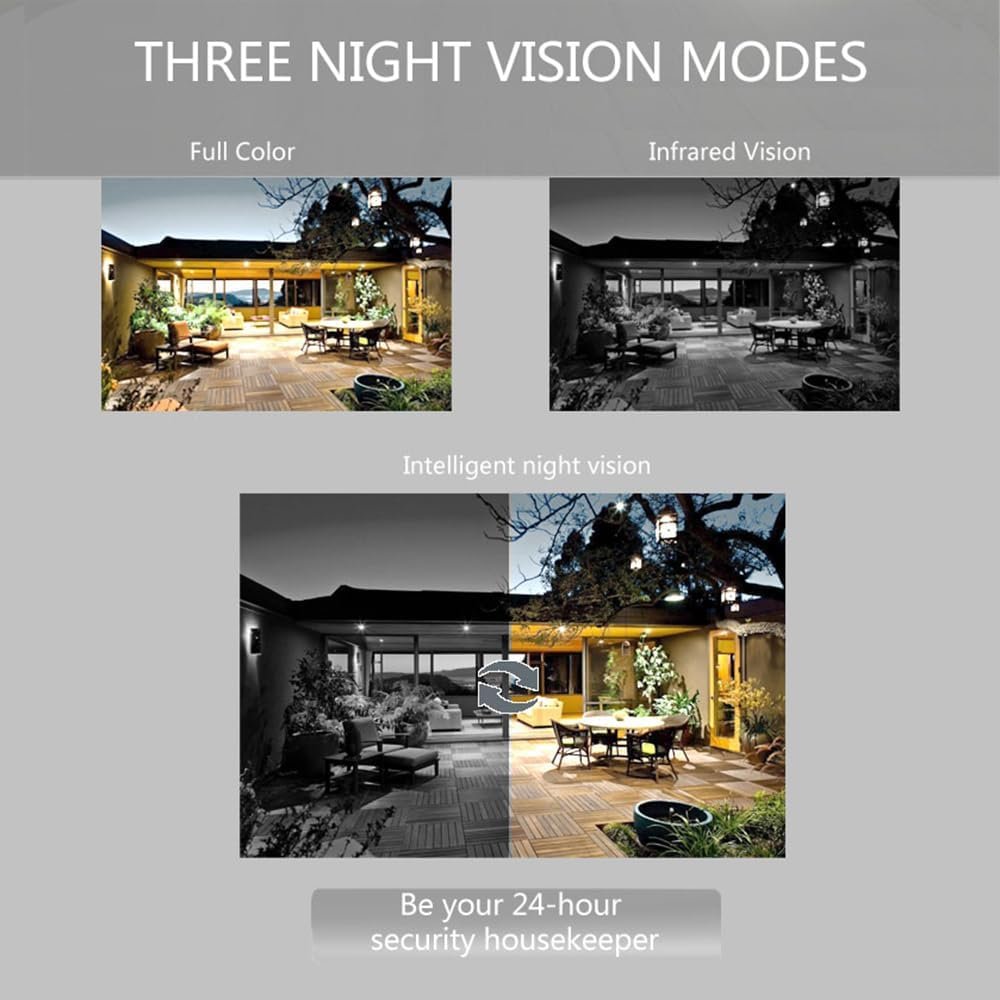 Sunivision Dual Lens WIFI Camera Indoor Color Night Vision Auto Tracking 4MP Wireless Security Protection MINI Camera