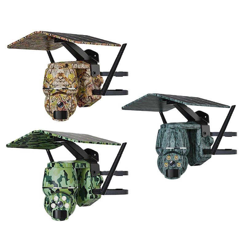 2024 Security 4g Solar CCTV Camera Wifi Camouflage Camera With Motion Detection Outdoor Wireless PTZ Night Vision Waterproof