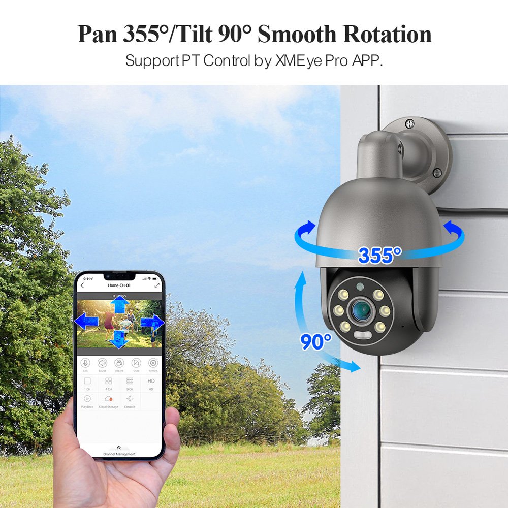 8MP 4K Auto Tracking Ptz Camera 32Ch Nvr Poe Set Surveillance Security Camera System Ip 32 Channels