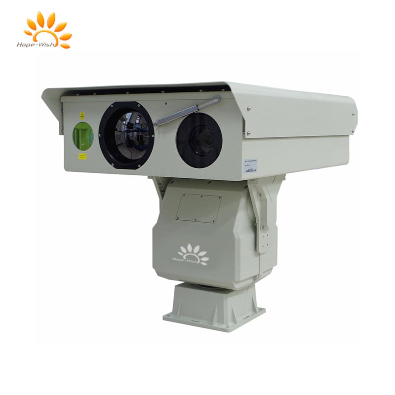 Multi functional tri-spectrum security surveillance system integrating optical system laser illuminator and thermal camera