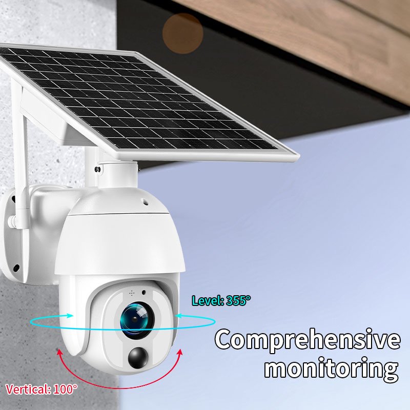 VESAFE Trail Surveillance Smart Hd Alarms Indoor Cctv Solar Camera 5MP 10X Zoom Ubox Solar Security Camera 4g Sim Card