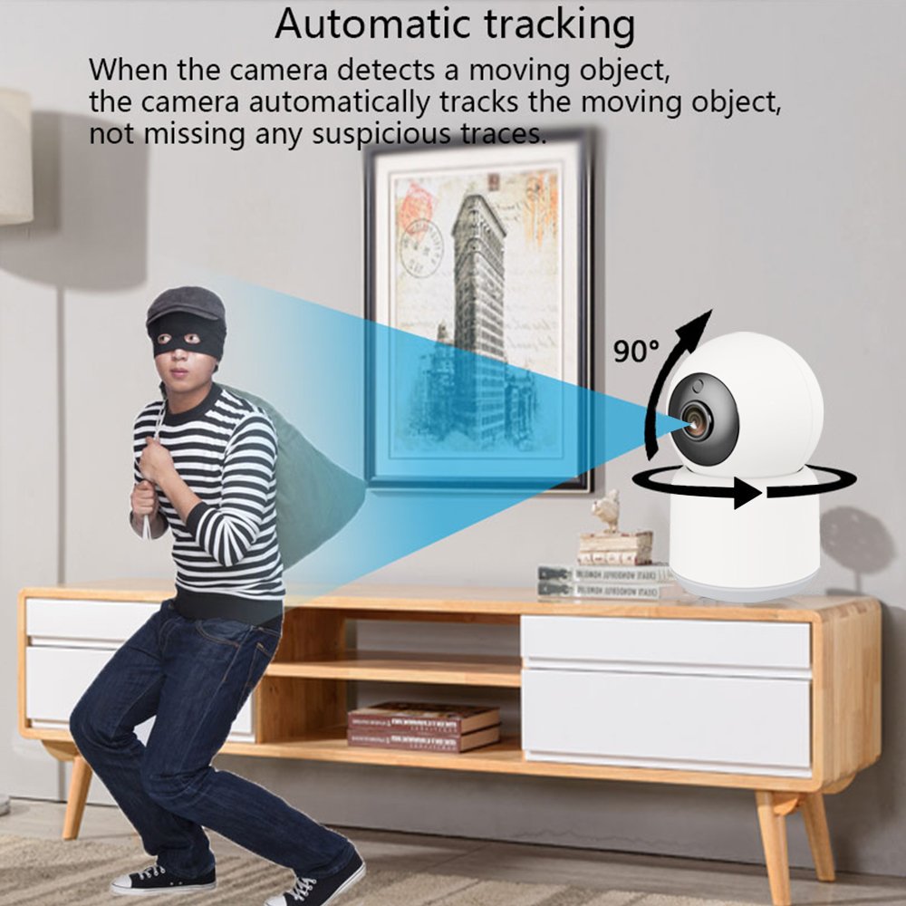 CCTV Camera 1080P Full HD Video Camera Intelligent Auto- Tracking Surveillance Camera for Home Security