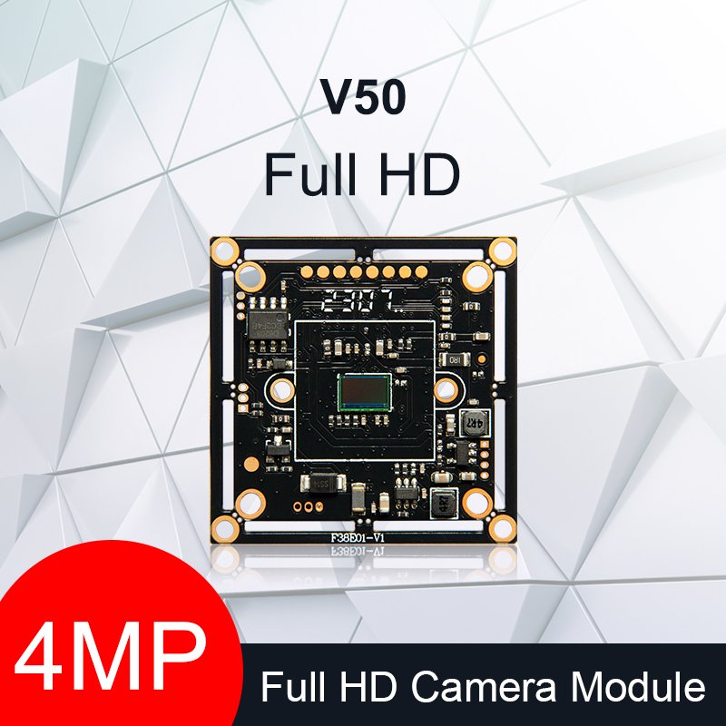 AHD 5mp Camera PCB BSI 1/2.9'' Sensor Camera Module Support AHD/TVI/CVI/CVBS 5-15v Power Night Vision HD Security System
