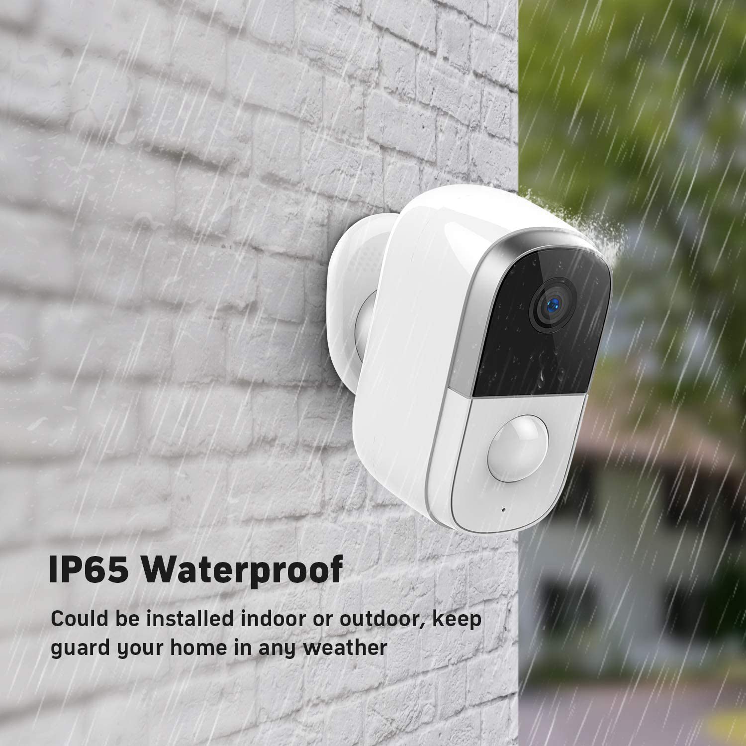 6400mAh Rechargeable Battery Powered Wifi Security Camera CCTV 1080P Video Surveillance Home IP Camera With Magnetic Wall Mount