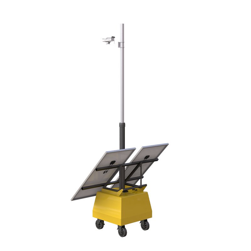 Mobile Surveillance Trailer Integrated System Compact and Mobile Surveillance Trailer Solar Panel Trailer