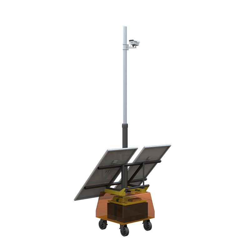 Mobile Surveillance Trailer Integrated System Compact and Mobile Surveillance Trailer Solar Panel Trailer