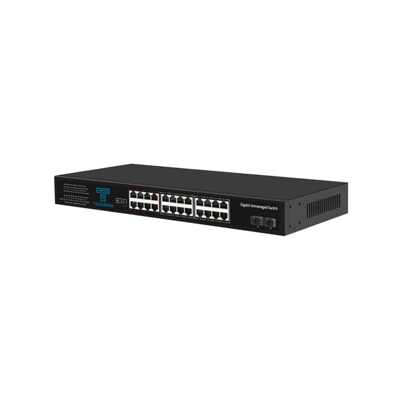 CE EAC VLAN setting Flow control 2 x Gigabit SFP and 24 x 1000Base-T Port Fast Ethernet Switch