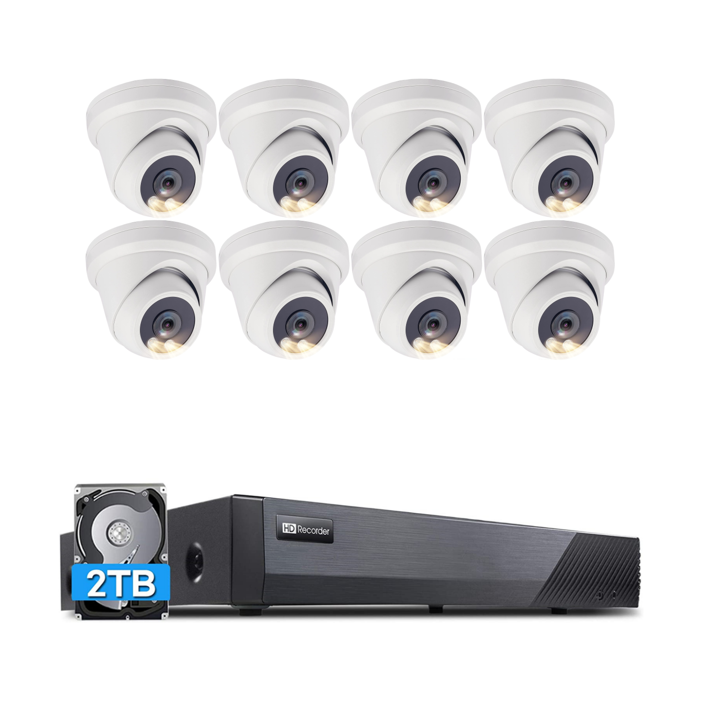 Best Home Security System Outdoor Surveillance System Waterproof Ip Full Color Network Camera System