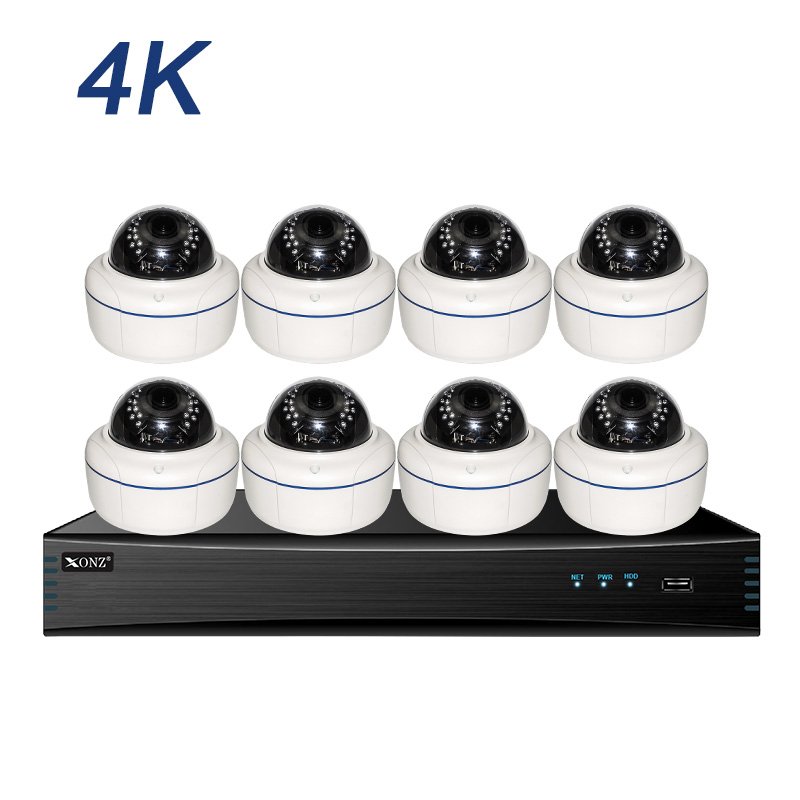 XONZ profesional 8.0 megapixel surveillance system 4K CCTV cameras